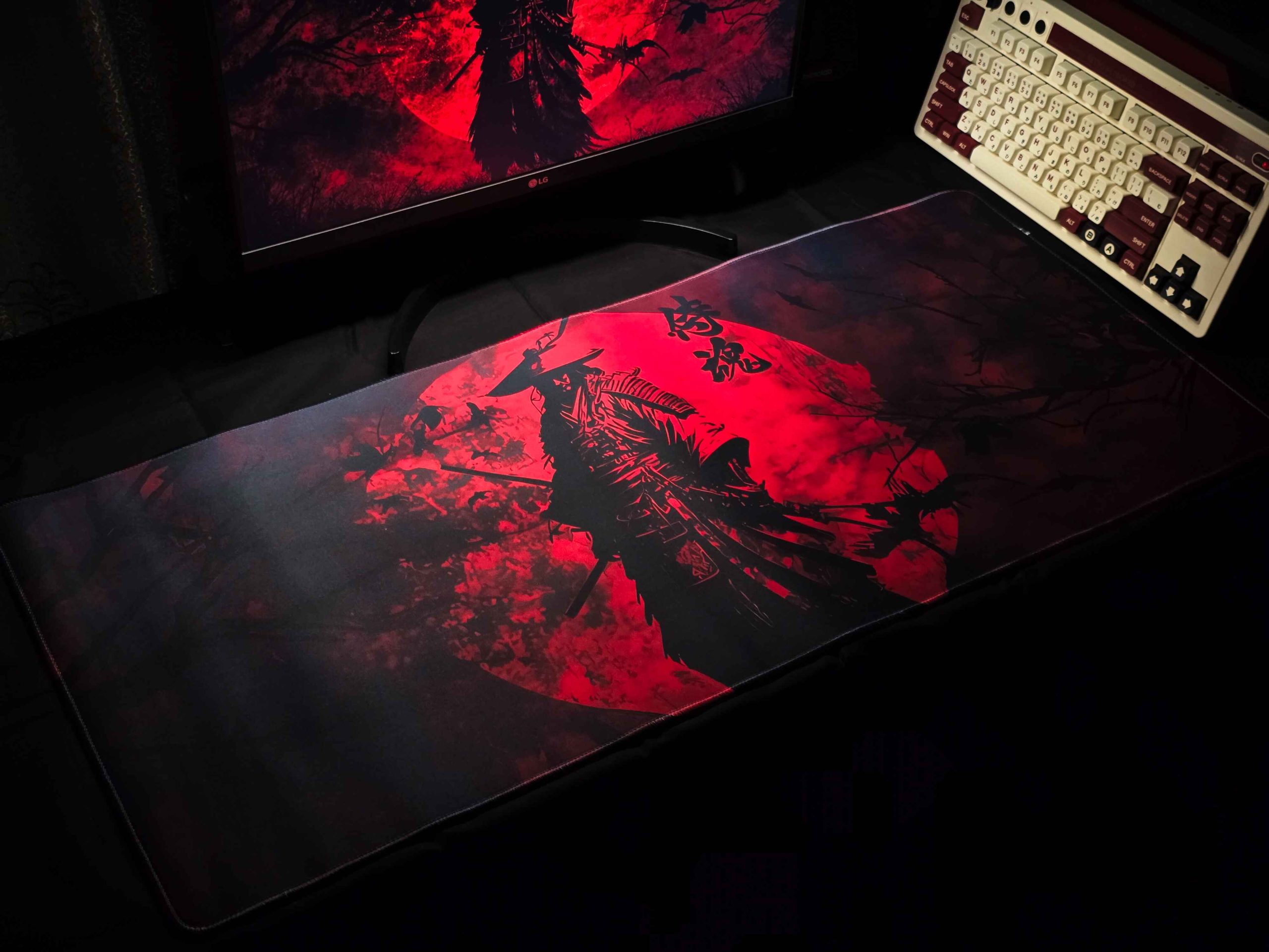 Bloodmoon Samurai 1 BloodMoon Samurai Speed Surface 4mm Thick & Soft Mousepad - Image 1