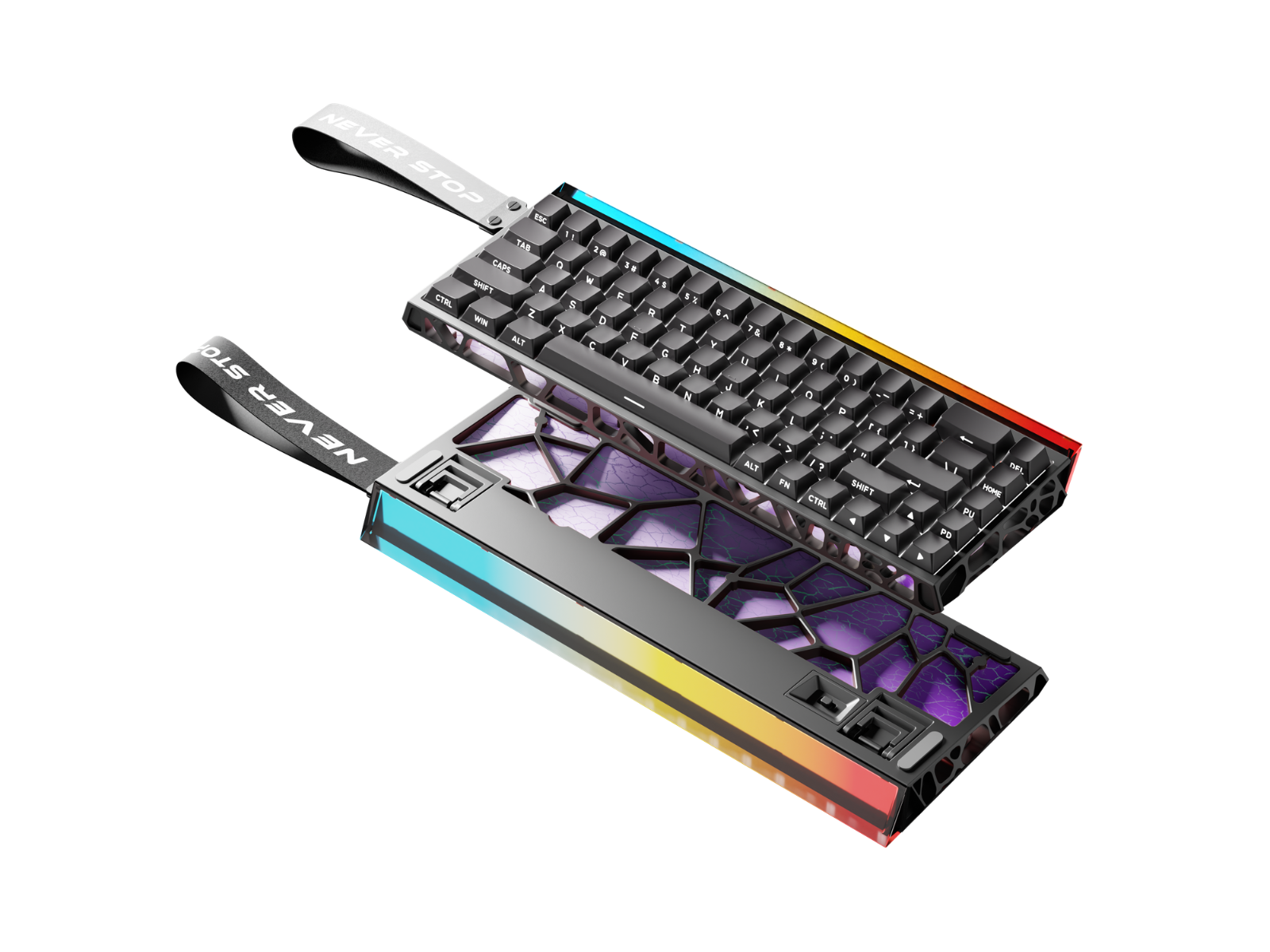 EWEADN-DK68-STAR-HE-Wired-Mechanical-Keyboard-Black EWEADN DK68 STAR HE Wired Magnetic Keyboard - Image 1