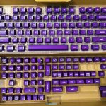Purple 140+ Semi-Transparent SA Keycaps