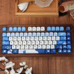 Blue Harmony Chinese style MOA profile keycaps