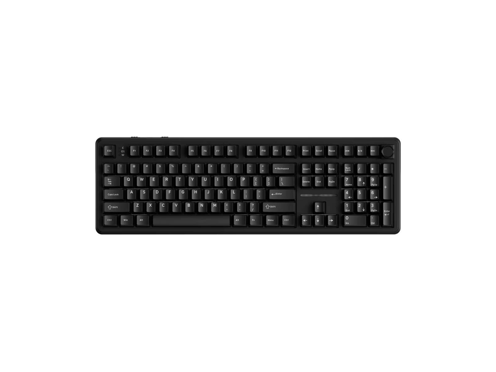 EWEADN_DK108_Tri-mode_Mechanical_Keyboard_-_Black_-_Red_Switch EWEADN DK108 Tri-mode Mechanical Keyboard - Image 1